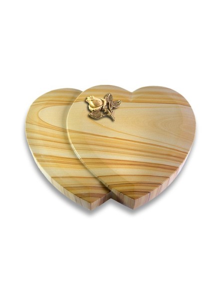 Grabkissen Amoureux/Woodland Rose 3 (Bronze) 50x40