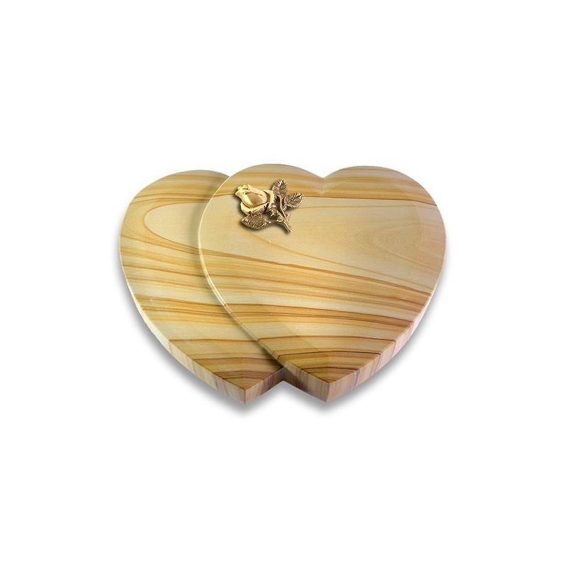 Grabkissen Amoureux/Woodland Rose 3 (Bronze) 50x40