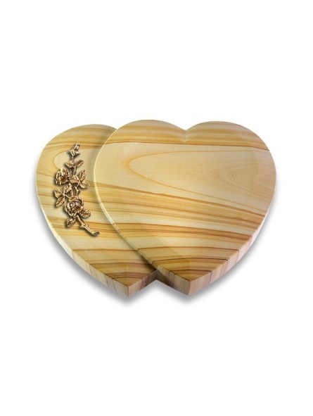 Grabkissen Amoureux/Woodland Rose 5 (Bronze) 50x40
