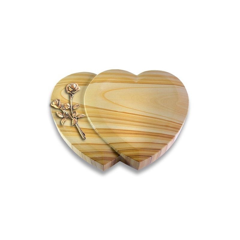 Grabkissen Amoureux/Woodland Rose 10 (Bronze) 50x40