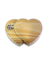 Grabkissen Amoureux/Woodland Kreuz 1 (Alu) 50x40