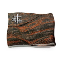 Grabkissen Firenze/Aruba Kreuz 1 (Alu) 50x40