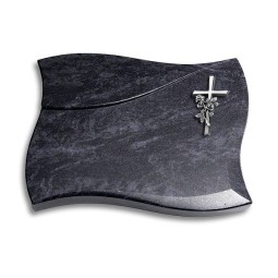 Grabkissen Firenze/Orion Kreuz/Rose (Alu) 50x40