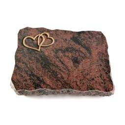Grabplatte Aruba Pure Herzen (Bronze)
