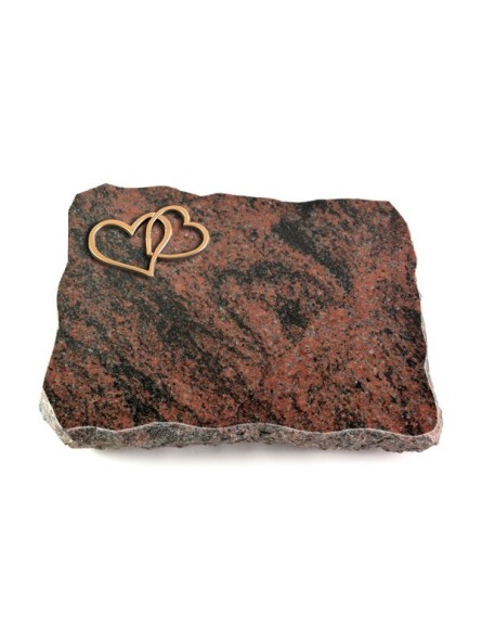 Grabplatte Aruba Pure Herzen (Bronze)