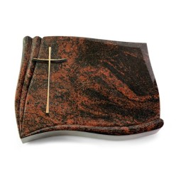 Grabkissen Memory/Aruba Kreuz 2 (Bronze) 50x40