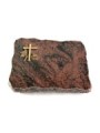 Grabplatte Aruba Pure Kreuz 1 (Bronze)