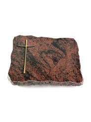 Grabplatte Aruba Pure Kreuz 2 (Bronze)