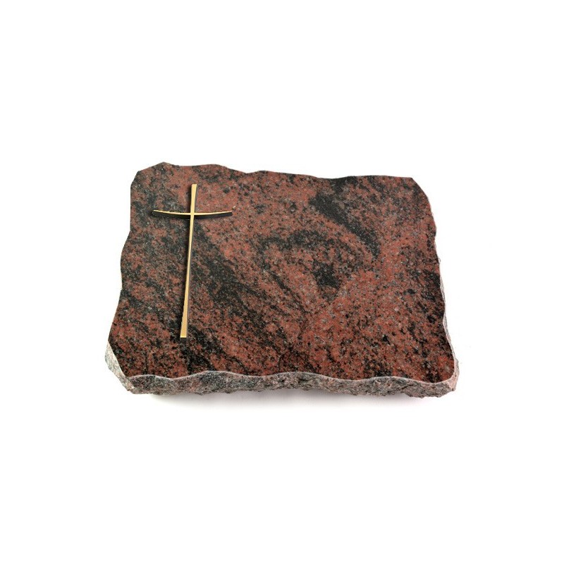 Grabplatte Aruba Pure Kreuz 2 (Bronze)