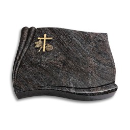 Grabkissen Memory/Paradiso Kreuz 1 (Bronze) 50x40