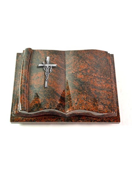 Grabbuch Antique/Aruba Kreuz/Ähren (Alu) 50x40