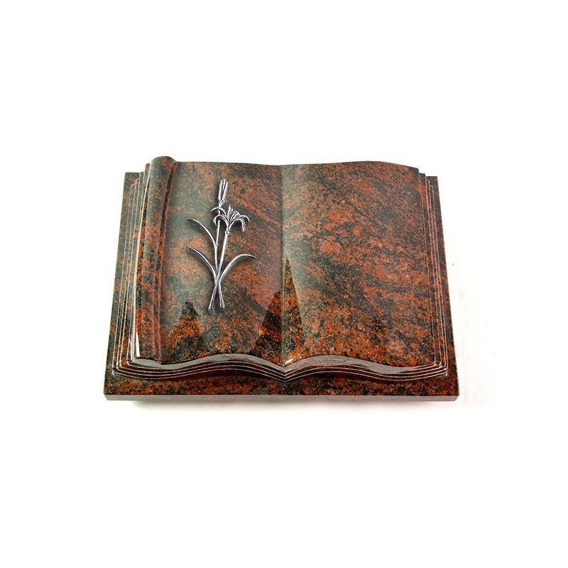 Grabbuch Antique/Aruba Lilienzweig (Alu) 50x40
