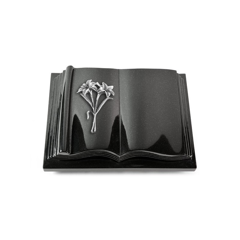 Grabbuch Antique/Indisch Black Lilie (Alu) 50x40