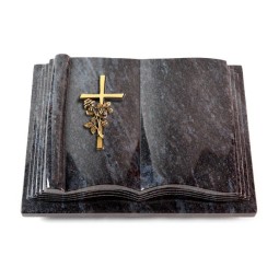 Grabbuch Antique/Orion Kreuz/Rose (Bronze) 50x40