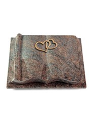 Grabbuch Antique/Paradiso Herzen (Bronze) 50x40
