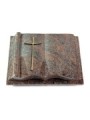 Grabbuch Antique/Paradiso Kreuz 2 (Bronze) 50x40