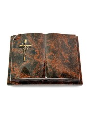 Grabbuch Livre Auris/Aruba Kreuz/Ähren (Bronze) 50x40