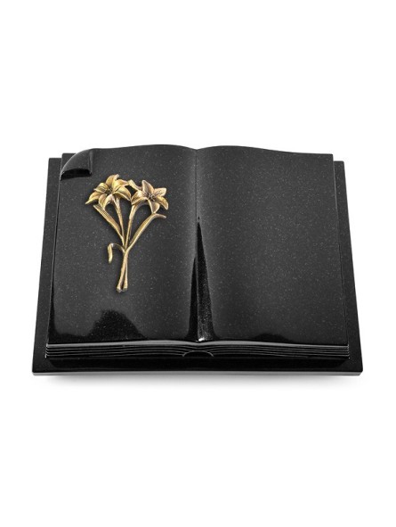 Grabbuch Livre Auris/Indisch Black Lilie (Bronze) 50x40
