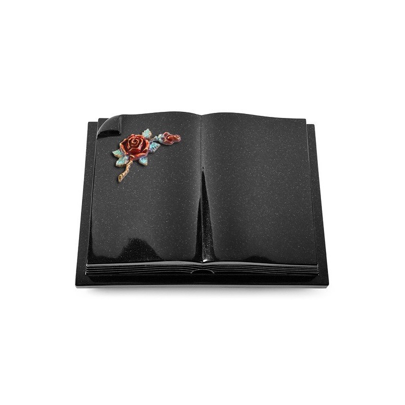 Grabbuch Livre Auris/Indisch Black Rose 1 (Color) 50x40