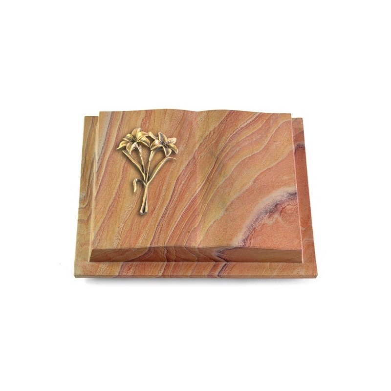 Grabbuch Livre Podest/Rainbow Lilie (Bronze)