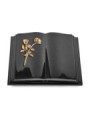 Grabbuch Livre Pagina/Indisch Black Rose 10 (Bronze) 50x40