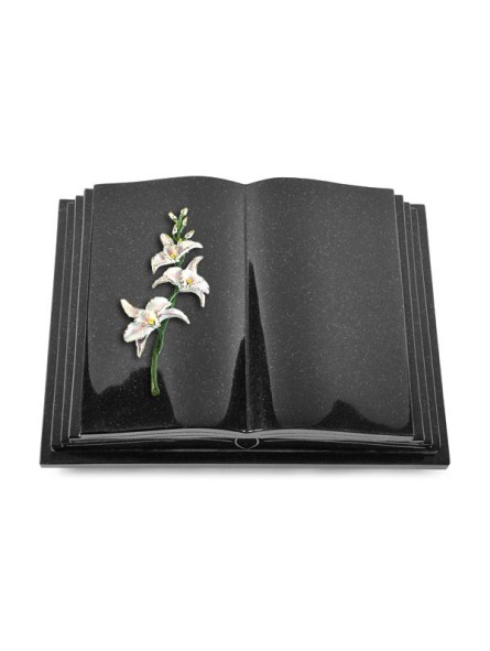 Grabbuch Livre Pagina/Indisch Black Orchidee (Color) 50x40