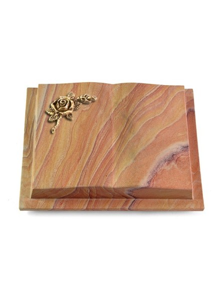 Grabbuch Livre Podest/Rainbow Rose 1 (Bronze)