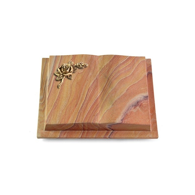 Grabbuch Livre Podest/Rainbow Rose 1 (Bronze)