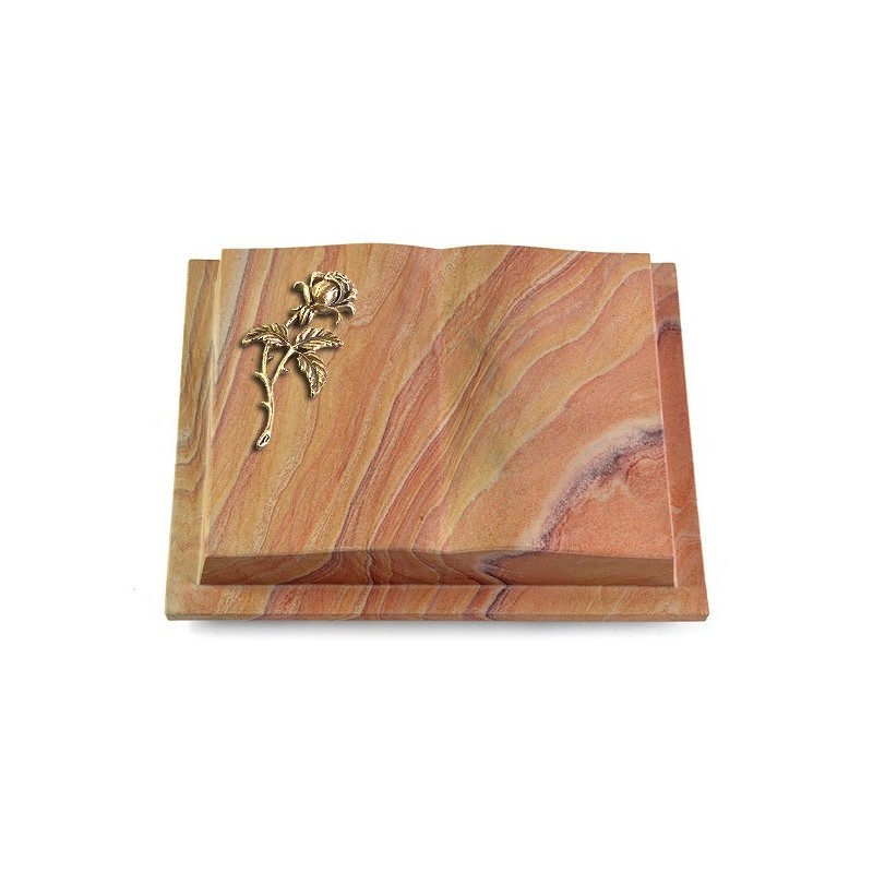 Grabbuch Livre Podest/Rainbow Rose 2 (Bronze)