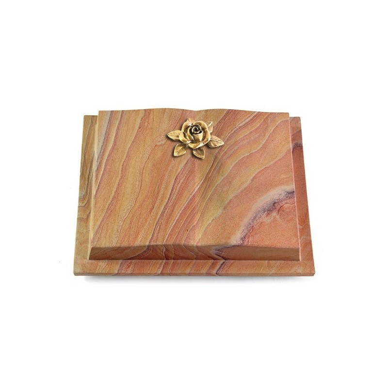 Grabbuch Livre Podest/Rainbow Rose 4 (Bronze)