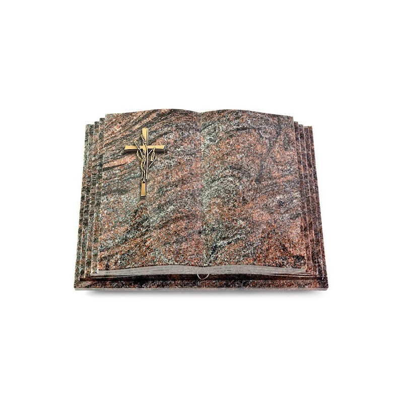 Grabbuch Livre Pagina/Paradiso Kreuz/Ähren (Bronze) 50x40