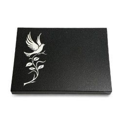 Grabtafel Indisch Black Pure Taube 3