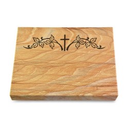 Grabtafel Rainbow Pure Kreuz 5