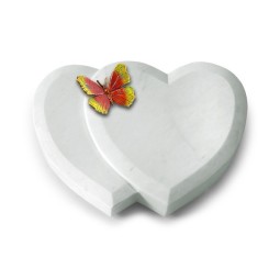 Grabkissen Amoureux/Omega Marmor Papillon 2 (Color)