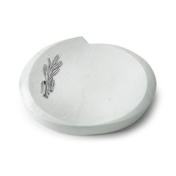 Grabkissen Baroque/Omega Marmor Ähren 1 (Alu)