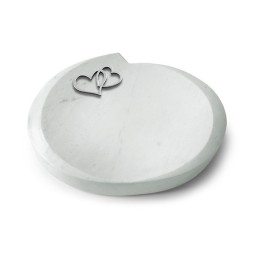 Grabkissen Baroque/Omega Marmor Herzen (Alu)