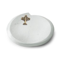 Grabkissen Baroque/Omega Marmor Baum 2 (Bronze)