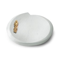 Grabkissen Baroque/Omega Marmor Maria (Bronze)