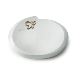 Grabkissen Baroque/Omega Marmor Papillon (Bronze)