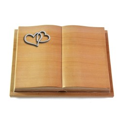 Grabbuch Livre Podest Folia/Woodland Herzen (Alu)