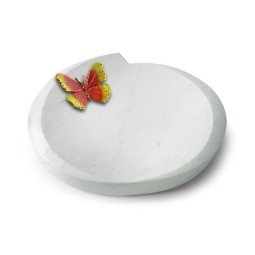 Grabkissen Baroque/Omega Marmor Papillon 2 (Color)