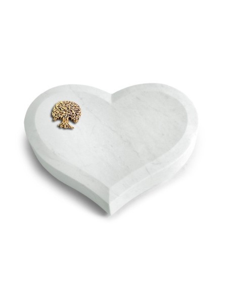 Grabkissen Coeur/Omega Marmor Baum 3 (Bronze)