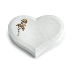 Grabkissen Coeur/Omega Marmor Rose 2 (Bronze)