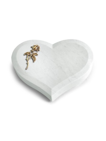 Grabkissen Coeur/Omega Marmor Rose 2 (Bronze)