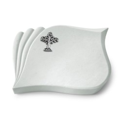 Grabkissen Eterna/Omega Marmor Baum 2 (Alu)