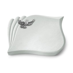 Grabkissen Eterna/Omega Marmor Taube (Alu)