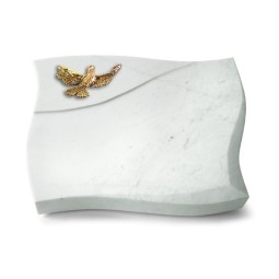 Grabkissen Firenze/Omega Marmor Taube (Bronze)
