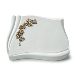 Grabkissen Memory/Omega Marmor Efeu (Bronze)