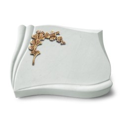 Grabkissen Memory/Omega Marmor Gingozweig 2 (Bronze)