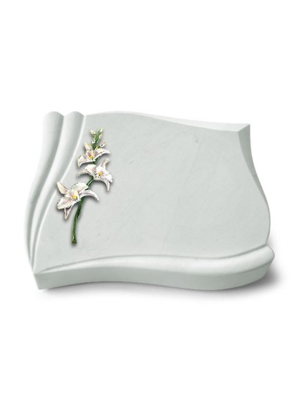 Grabkissen Memory/Omega Marmor Orchidee (Color)